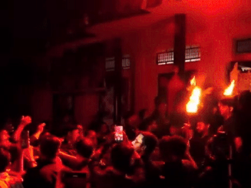 रामनगर में उठाया गया 18 बनी हाशिम का जुलूस:देर रात तक जायरीनों ने की जियारत, शहर की अंजुमनों ने किया नौहा-मातम