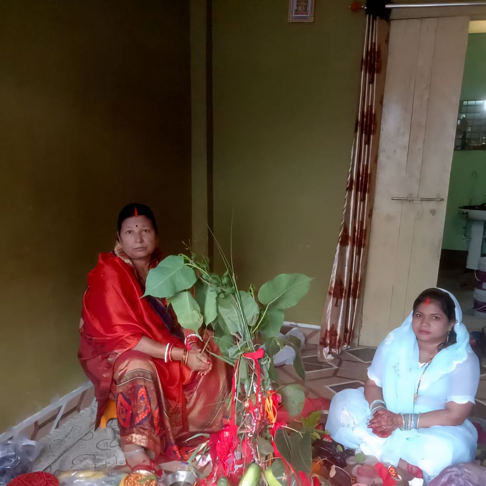 महुआडांड़ में माताओं ने रखा निर्जला उपवास